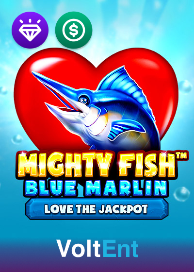 Mighty Fish Blue Marlin Love the Jackpot